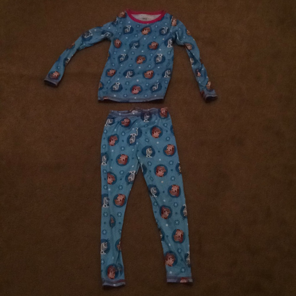 Frozen Pajamas With Anna and Olaf